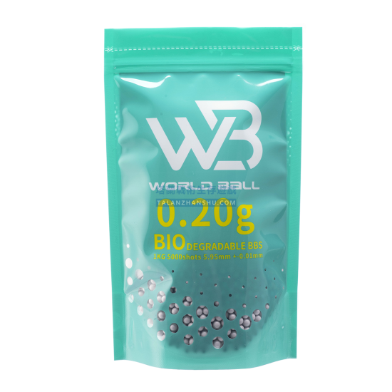 WB 6mm 精密研磨 環保彈 0.20g-0.32g 白色 / 夜光綠 1kg/包 BB彈 WB 6mm 精密研磨 環保彈 0.20g-0.32g 白色 / 夜光綠 1kg/包 BB彈