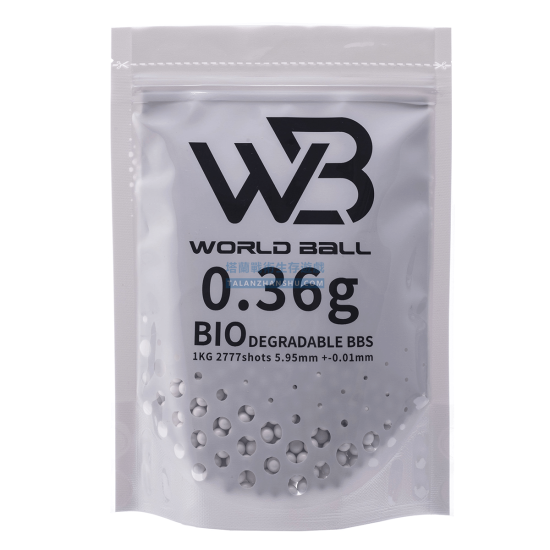 WB 6mm 精密研磨 0.20g-0.43g 白色 1kg/包 BB彈 WB 6mm 精密研磨 0.20g-0.43g 白色 1kg/包 BB彈