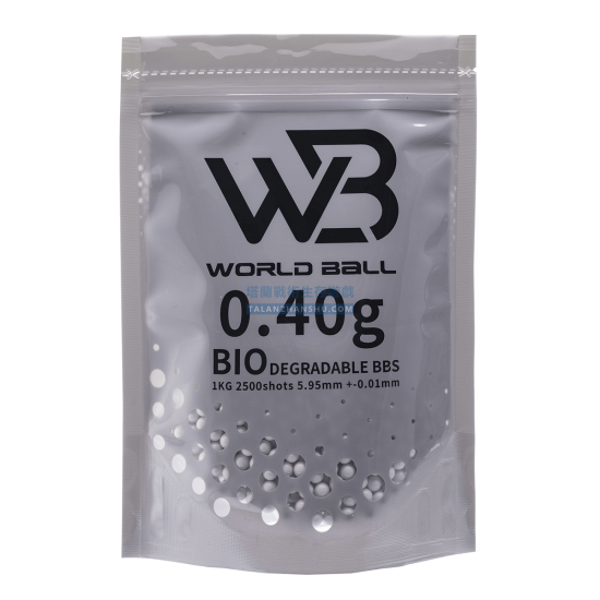 WB 6mm 精密研磨 0.20g-0.43g 白色 1kg/包 BB彈 WB 6mm 精密研磨 0.20g-0.43g 白色 1kg/包 BB彈