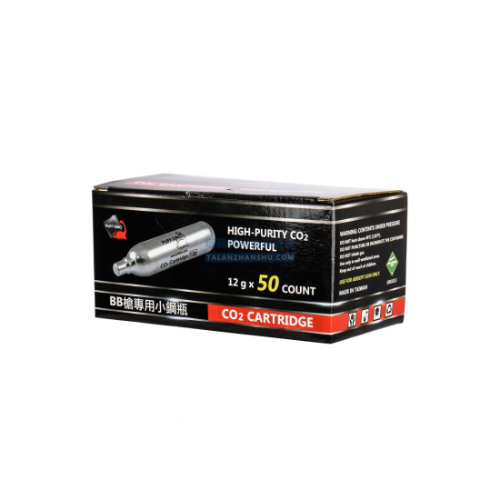 恐龍 CO2小鋼瓶 12g/支 盒裝50支 恐龍 CO2小鋼瓶 12g/支 盒裝50支