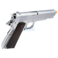 AW 柯特 授權 M1911A1 深刻版 CO2/瓦斯 後座力手槍 (顏色:銀/黑) AW 柯特 授權 M1911A1 深刻版 CO2/瓦斯 後座力手槍 (顏色:銀/黑)