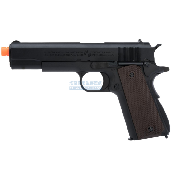 AW 柯特 授權 M1911A1 深刻版 CO2/瓦斯 後座力手槍 (顏色:銀/黑) AW 柯特 授權 M1911A1 深刻版 CO2/瓦斯 後座力手槍 (顏色:銀/黑)