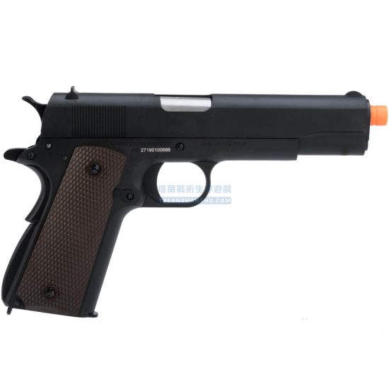 AW 柯特 授權 M1911A1 深刻版 CO2/瓦斯 後座力手槍 (顏色:銀/黑) AW 柯特 授權 M1911A1 深刻版 CO2/瓦斯 後座力手槍 (顏色:銀/黑)