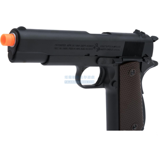 AW 柯特 授權 M1911A1 深刻版 CO2/瓦斯 後座力手槍 (顏色:銀/黑) AW 柯特 授權 M1911A1 深刻版 CO2/瓦斯 後座力手槍 (顏色:銀/黑)