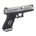 AW Glock VX0101 蜂巢版 雙系統 克拉克 GBB 手槍 (銀色/黑色) AW Glock VX0101 蜂巢版 雙系統 克拉克 GBB 手槍 (銀色/黑色)