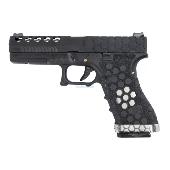 AW Glock VX0101 蜂巢版 雙系統 克拉克 GBB 手槍 (銀色/黑色) AW Glock VX0101 蜂巢版 雙系統 克拉克 GBB 手槍 (銀色/黑色)