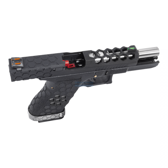 AW Glock VX0101 蜂巢版 雙系統 克拉克 GBB 手槍 (銀色/黑色) AW Glock VX0101 蜂巢版 雙系統 克拉克 GBB 手槍 (銀色/黑色)