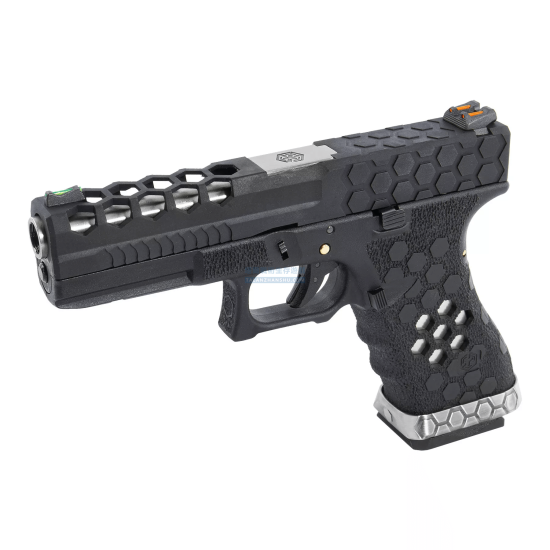 AW Glock VX0101 蜂巢版 雙系統 克拉克 GBB 手槍 (銀色/黑色) AW Glock VX0101 蜂巢版 雙系統 克拉克 GBB 手槍 (銀色/黑色)