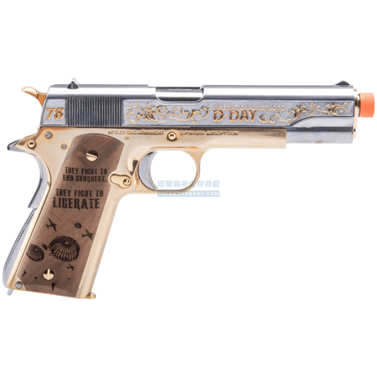 G&G GPM1911 D-Day 78週年紀念限量版 後座力氣槍手槍 G&G GPM1911 D-Day 78週年紀念限量版 後座力氣槍手槍