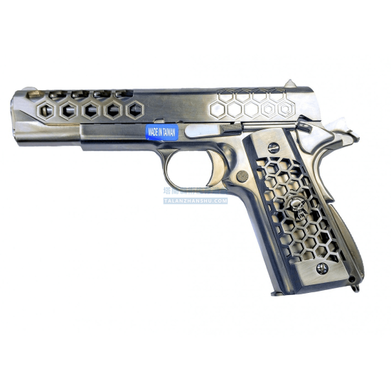 WE 1911 六角切割 蜂巢版 2代 後座力氣槍手槍 WE 1911 六角切割 蜂巢版 2代 後座力氣槍手槍
