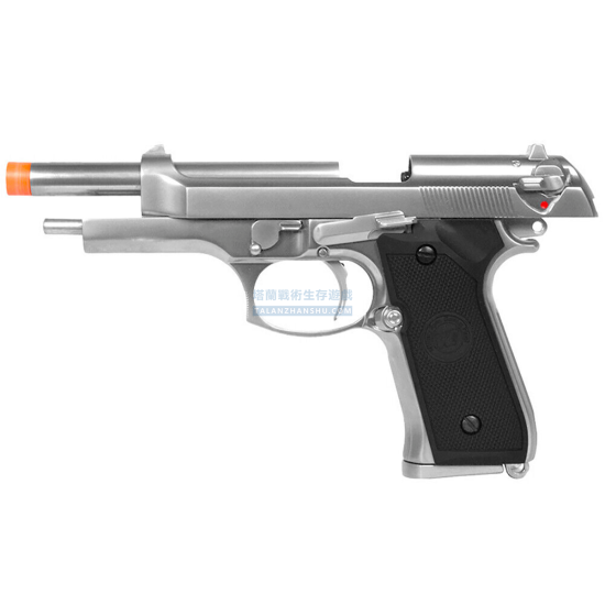 WE 全金屬 M9 重型氣槍 GBB 專業訓練手槍(顏色:銀色) WE 全金屬 M9 重型氣槍 GBB 專業訓練手槍(顏色:銀色)